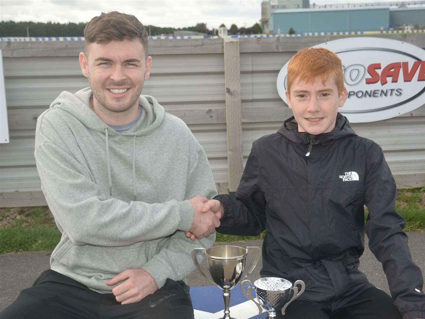 Murray Scott (left) and Eihli Smith (right) were joint winners of the September Cup.