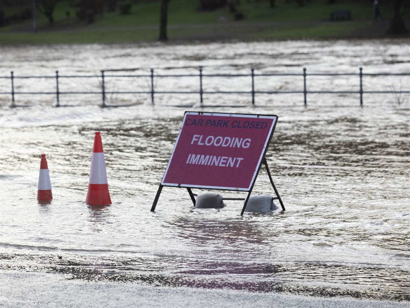 Parts of Scotland were inundated by flooding ahead of the weekend (Robert Perry/PA)