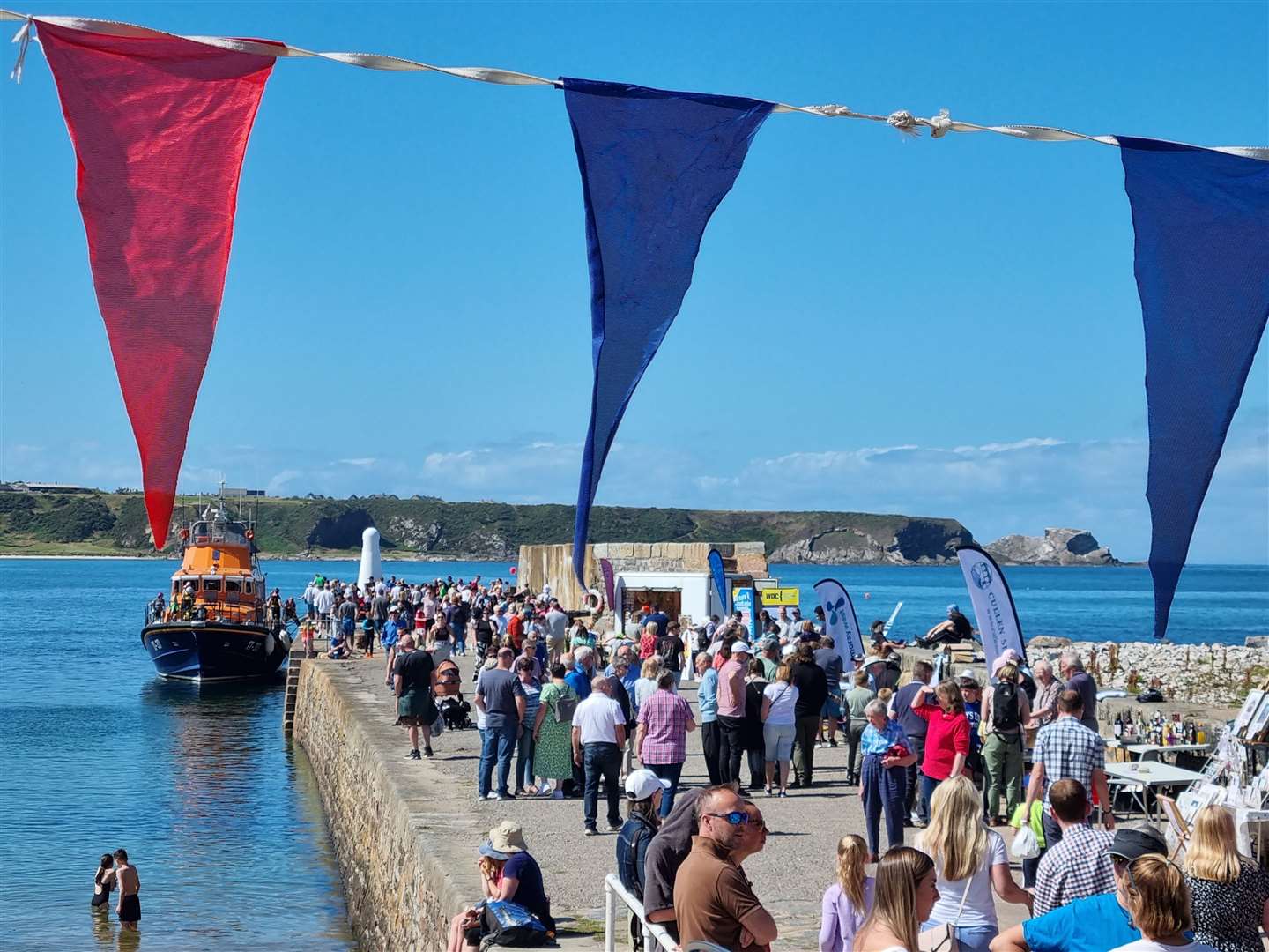The quayside is set to be packed again at the Cullen Harbour gala. Picture: Cullen Sea School