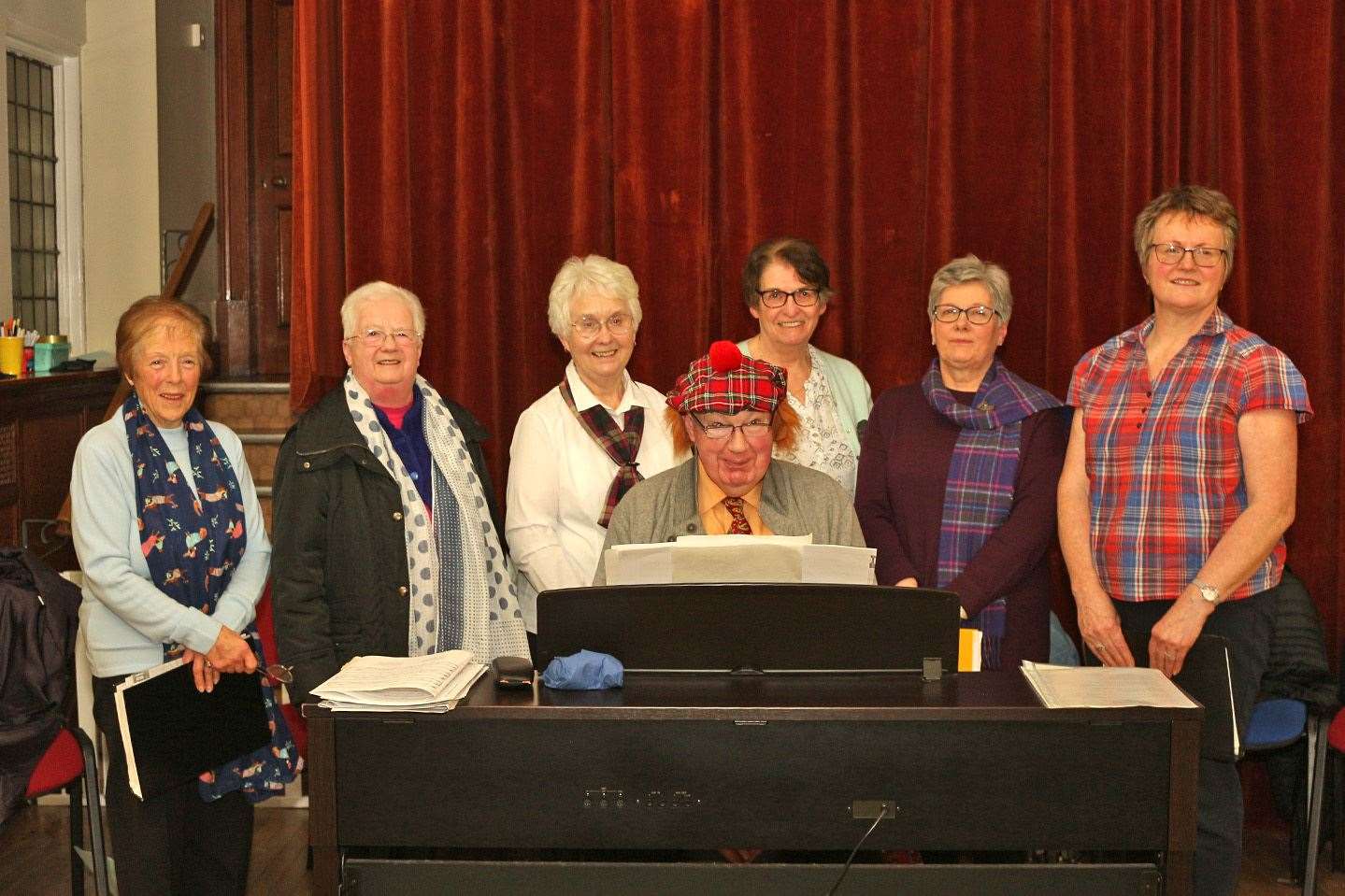 The choir of King Edward Parish Church accompanied by Steven Pratt on the piano entertained. Picture: Andrew Taylor