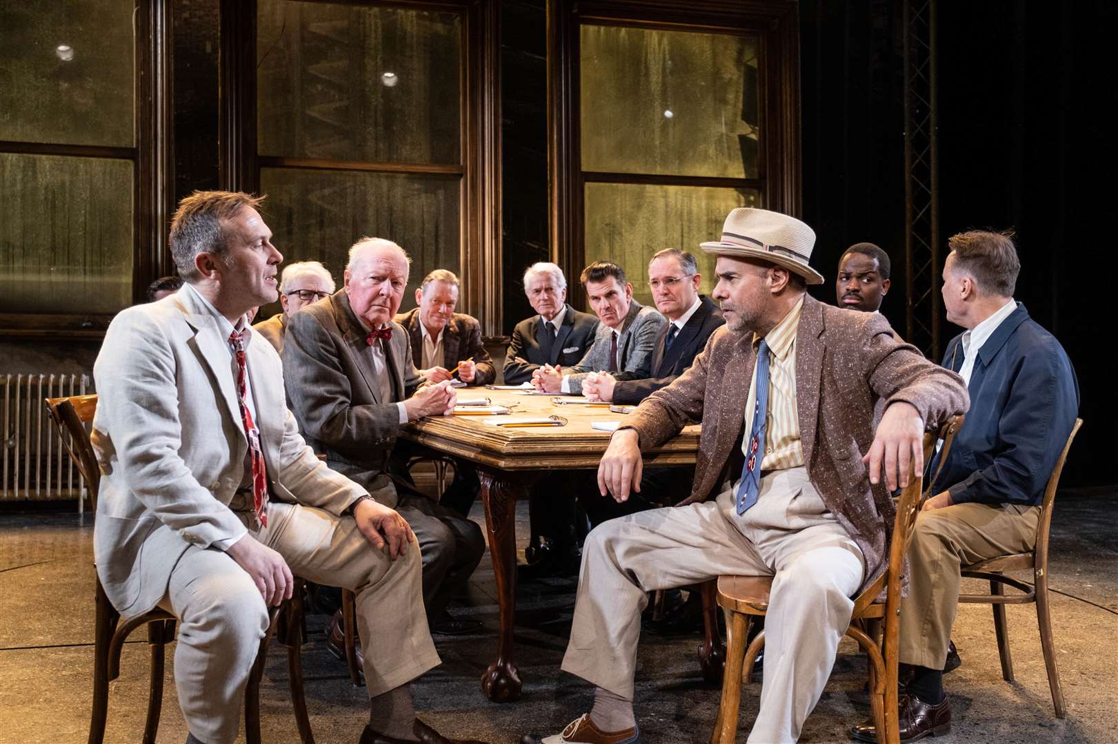 Twelve Angry Men is at His Majesty's Theatre in Aberdeen until Saturday. Picture: Jack Merriman