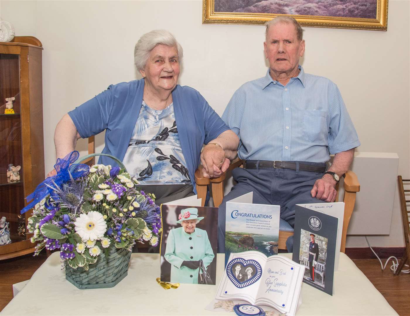 Nancy and Alex Whyte will be special guests at a party at The Meadows to mark their 65th Wedding Anniversary. Picture: Becky Saunderson. Image No.044508.