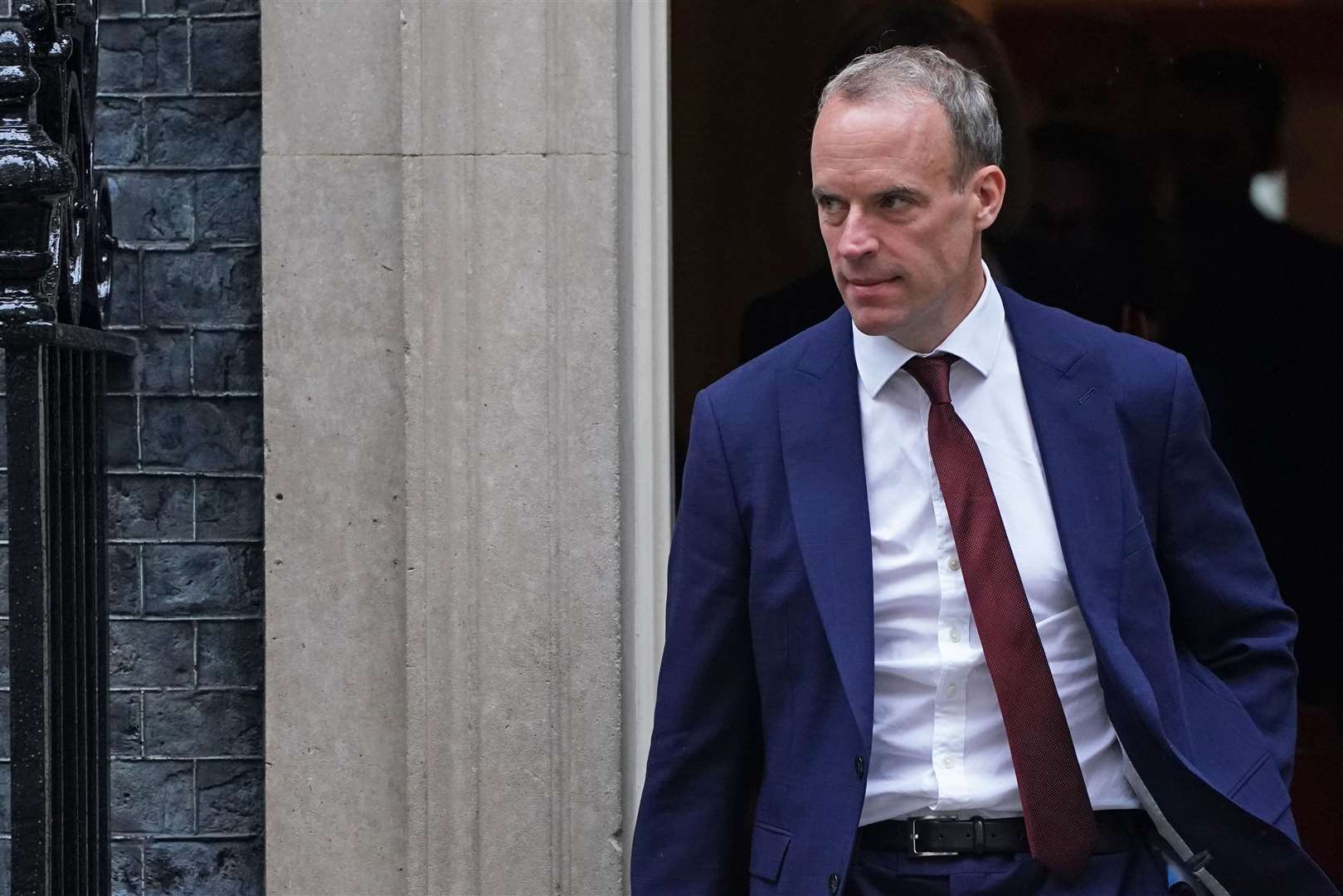 Dominic Raab, then-foreign secretary, was heavily criticised for his holiday in Crete as the Taliban swept across Afghanistan (Victoria Jones/PA)