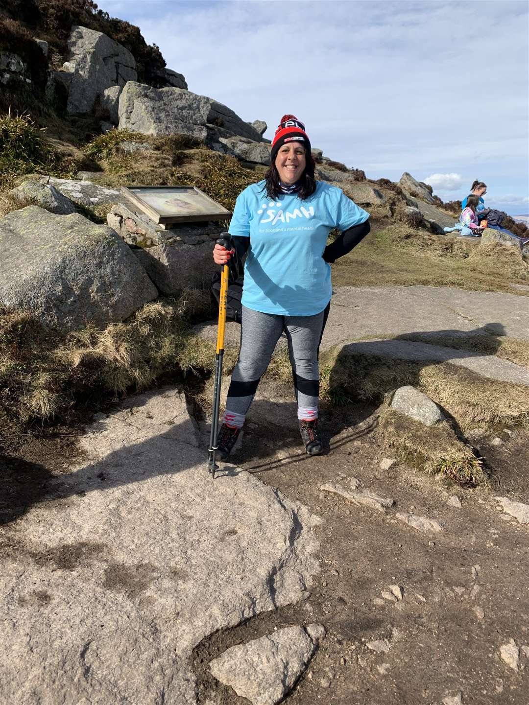 Emma Strathdee is climbing Bennachie every day for 28 days to raise money for mental health charity SAMH.