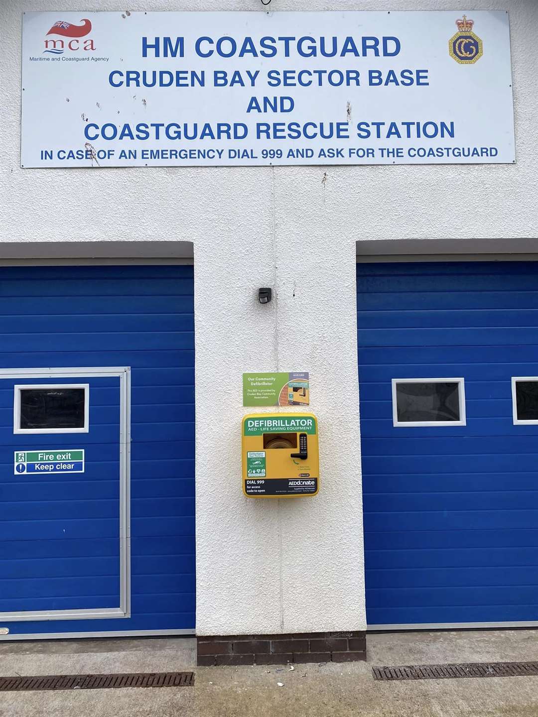 One unit is located at the Coastguard Station.