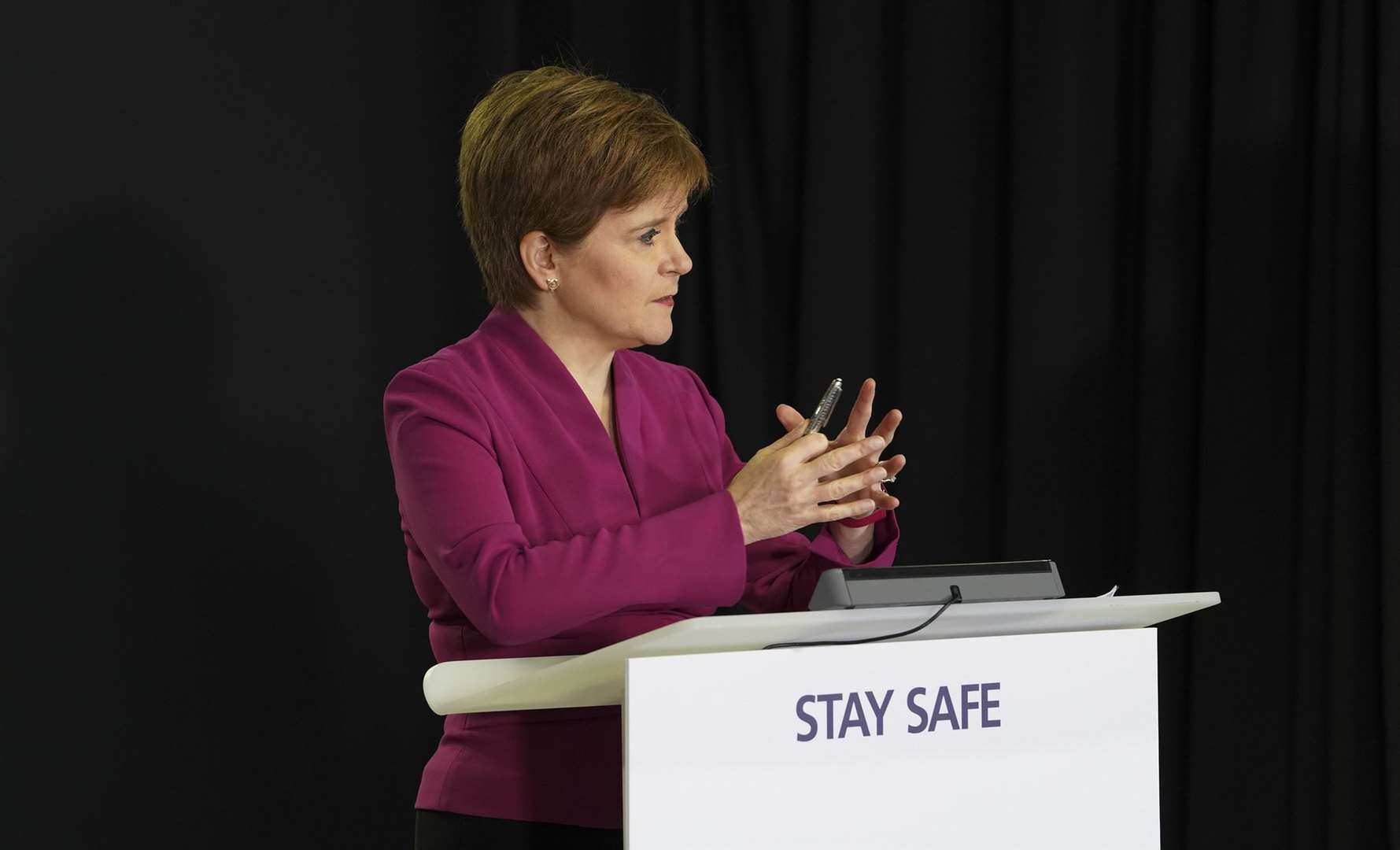 First Minister Nicola Sturgeon said there were growing concerns over Covid-19 case rises in Scotland.