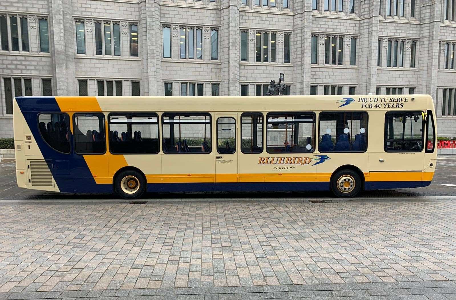 The Heritage bus recreates the look of a mid-80s Northern Scottish vehicle