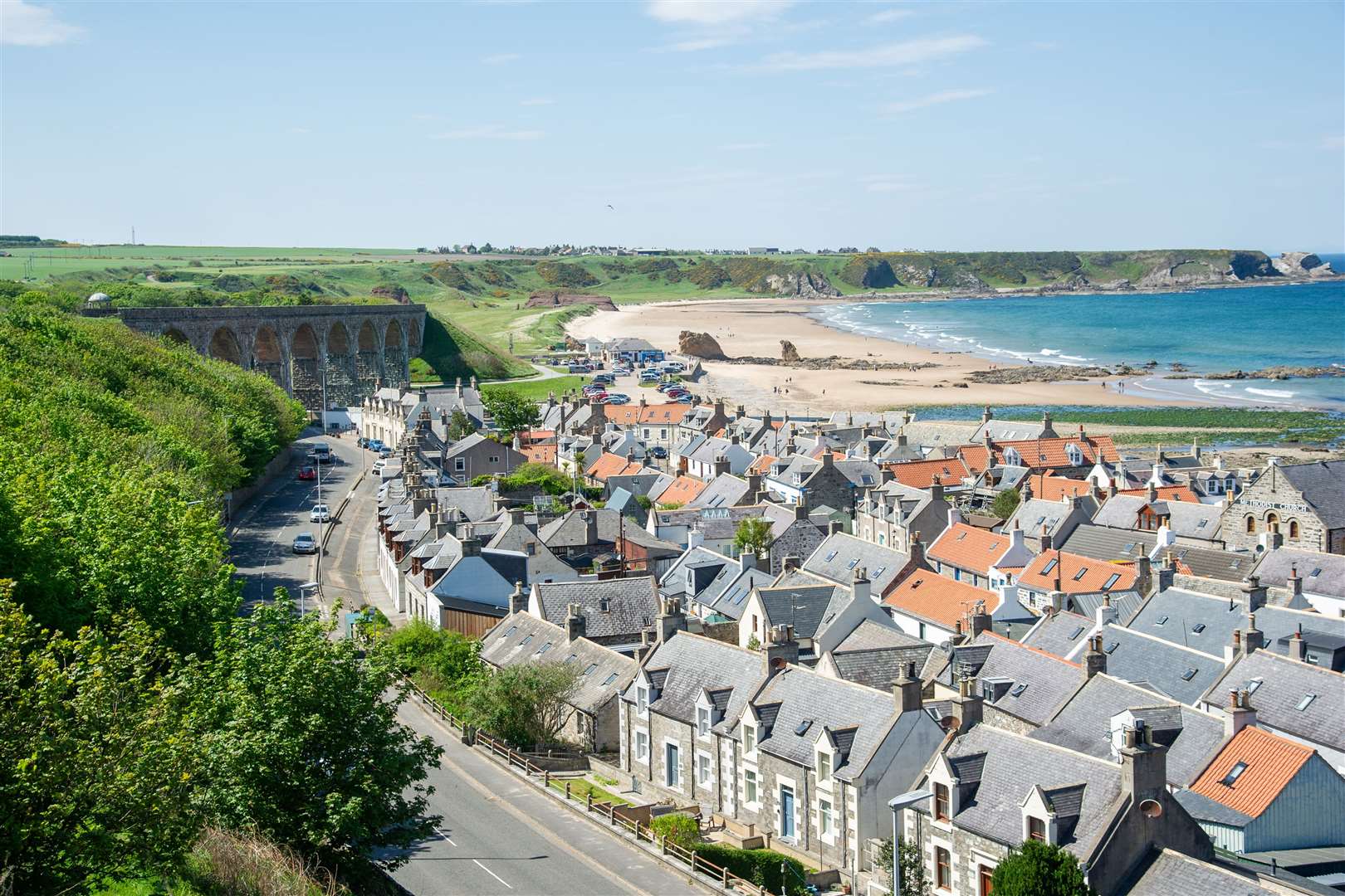 The view over the Seatown area of Cullen. Picture: Daniel Forsyth.