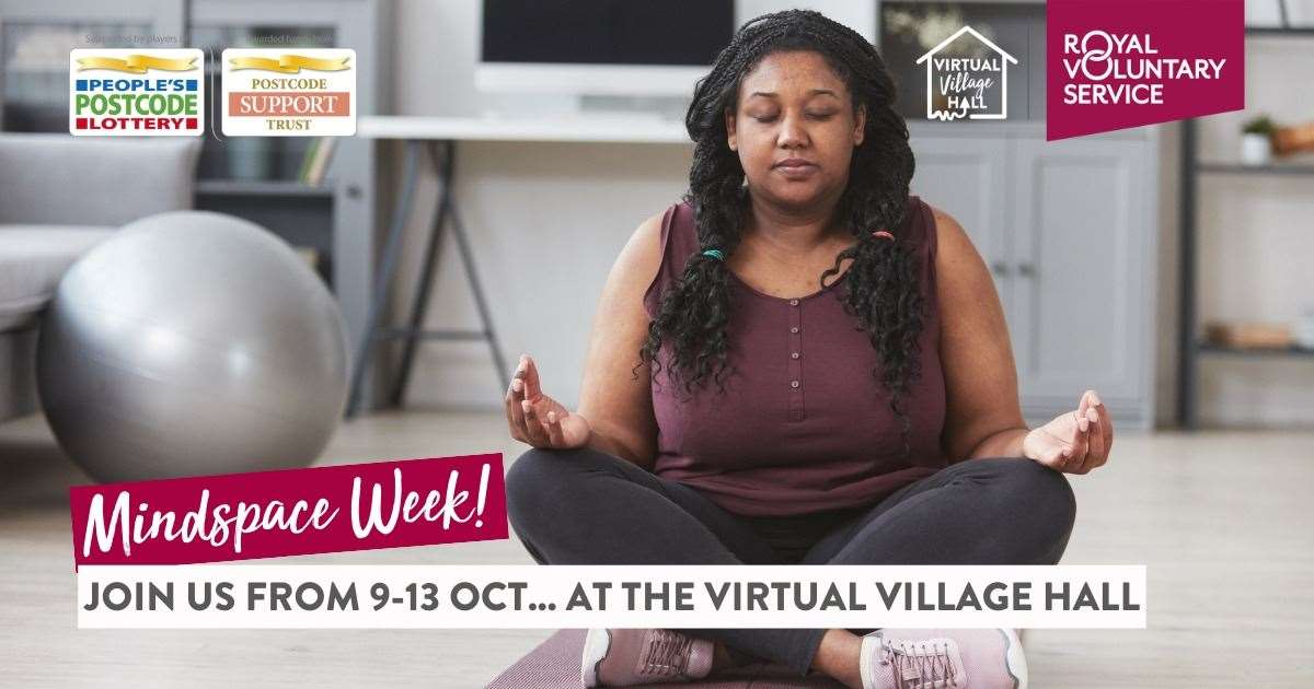 The RVS are running Mindspace Week at the Virtual Village Hall to mark World Mental Health Day.