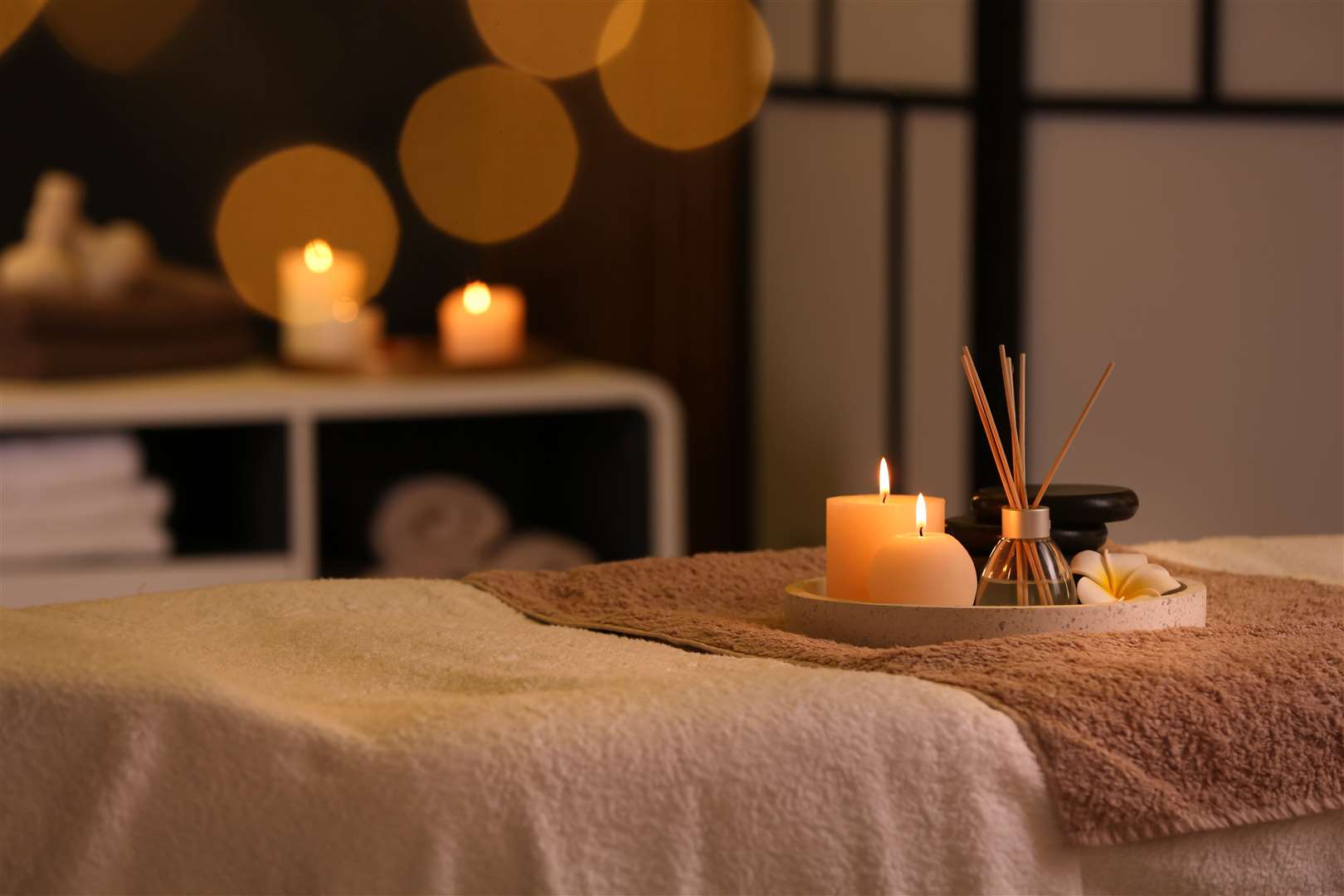 Candles and aromatherapy can create good feelings.
