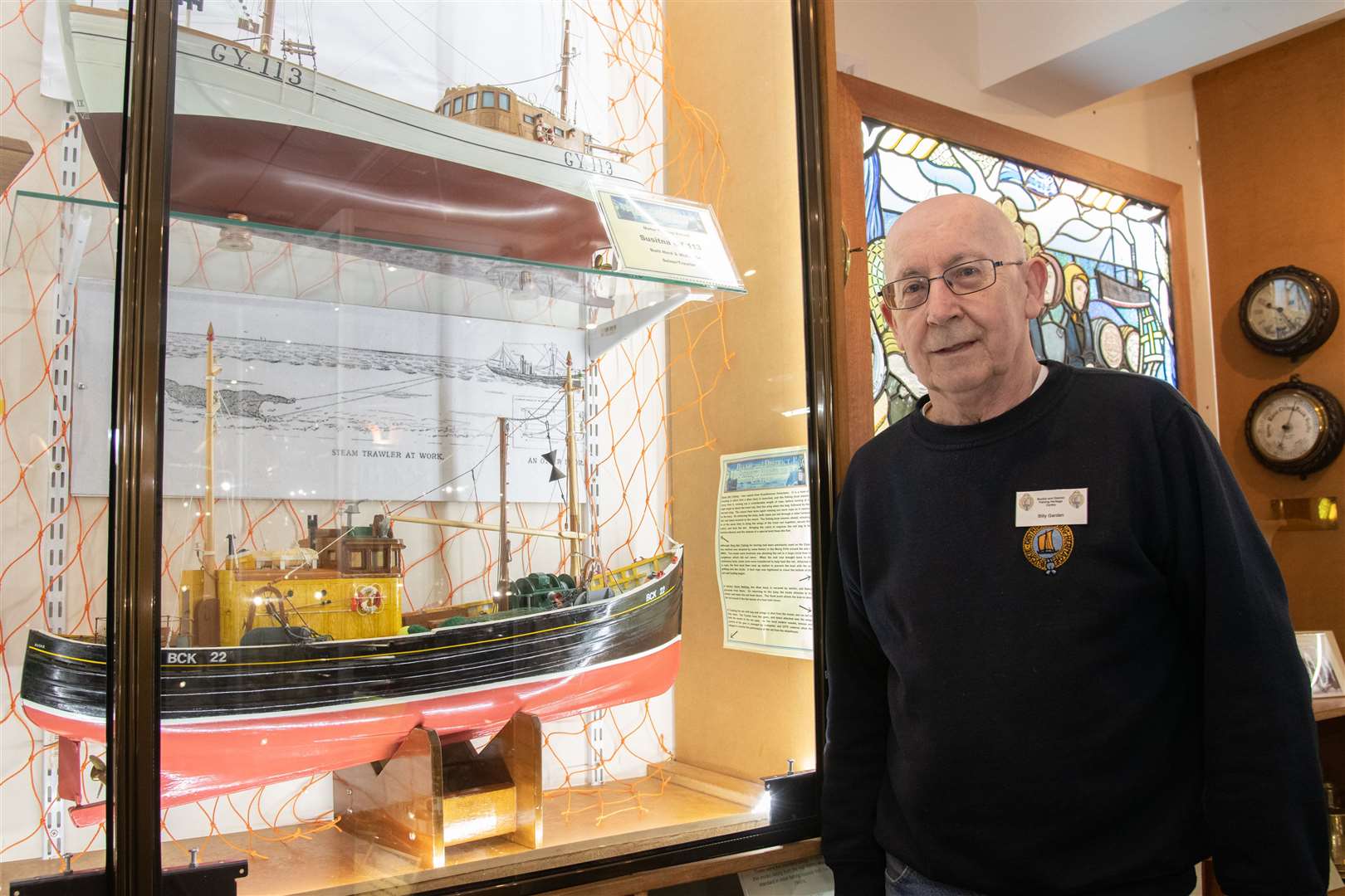 The centre features many unique models, including these being shown by centre secretary Billy Garden. Picture: Daniel Forsyth