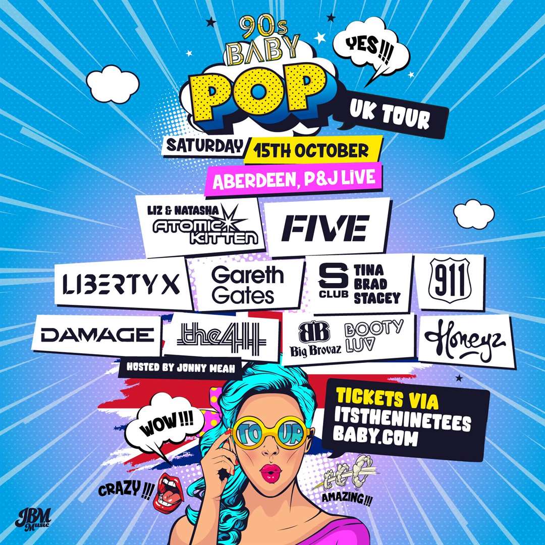 The massive pop lineup is set to bring the best in nostalgia to the north east.
