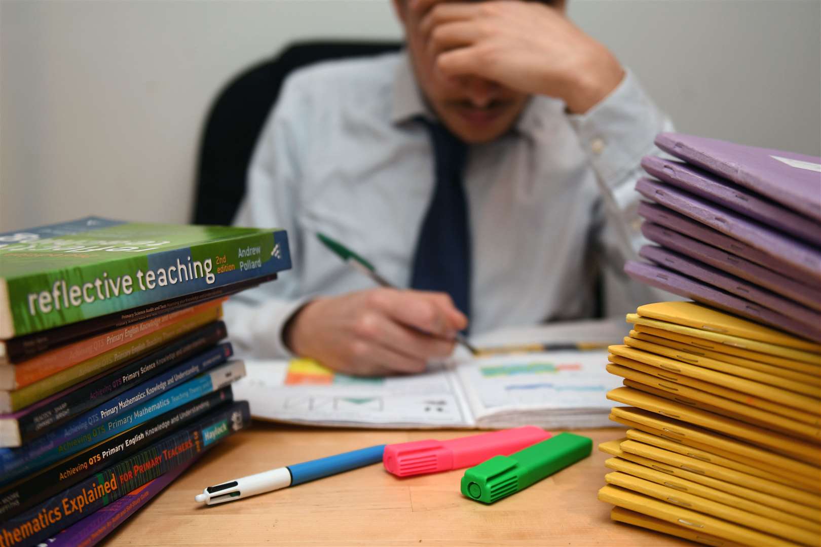The NASUWT said 91% of teachers are experiencing ever increasing workloads forcing 73% of teachers to seriously consider leaving their jobs (PA)