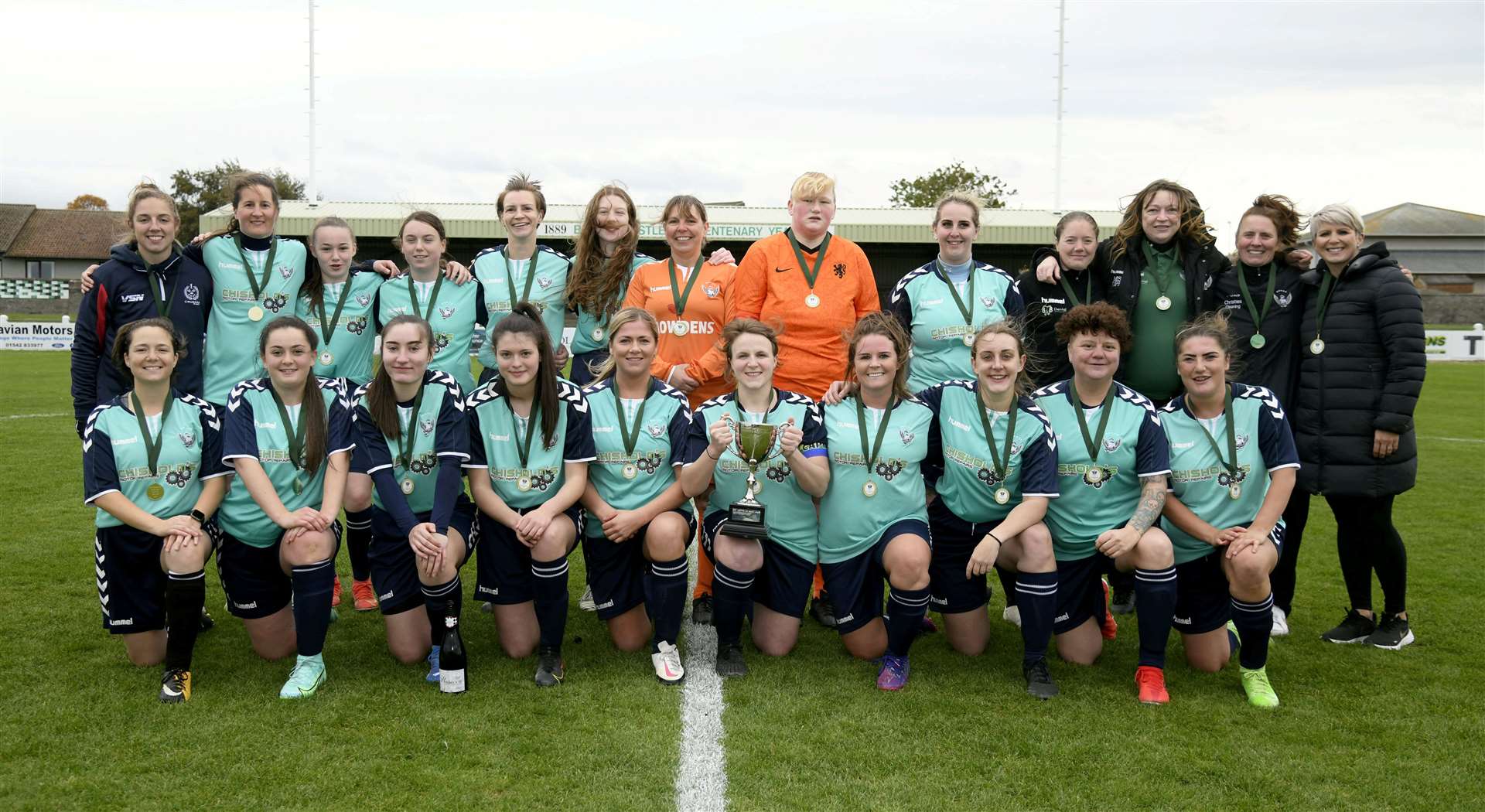 Buckie Thistle, pictured here after winning the Highlands and Islands League last year, have been crowned champions again. Picture: Beth Taylor