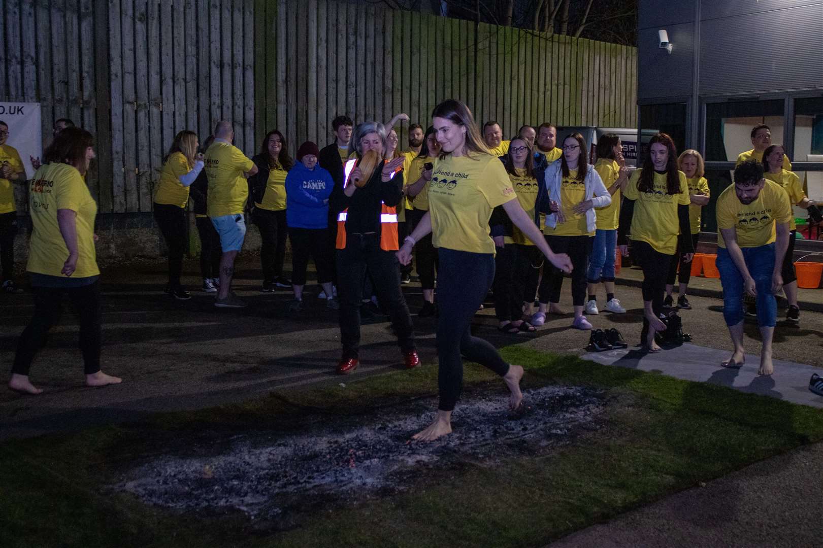 Befriend a Child is calling on people to take on the Return of the Inferno Firewalk Challenge.