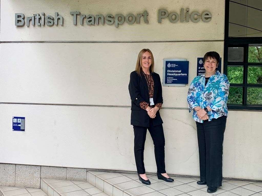 MSP Tess White met with British Transport Police.