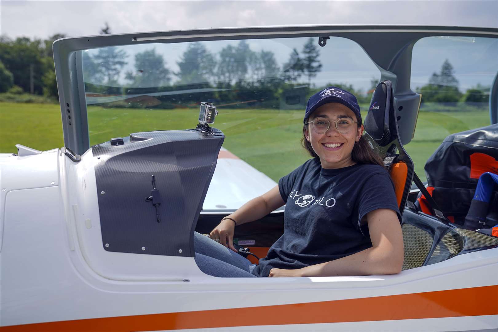 Zara Rutherford will attempt to set a new record and become the youngest woman to fly around the world solo in a small plane (Steve Parsons/PA)
