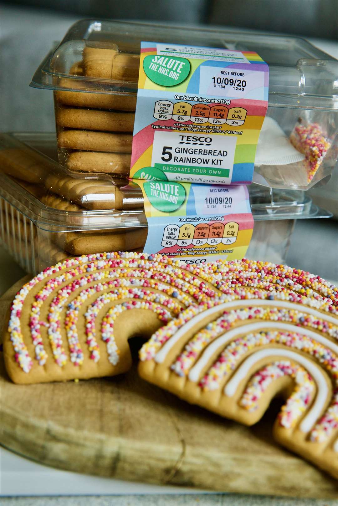 NHS Rainbow biscuits