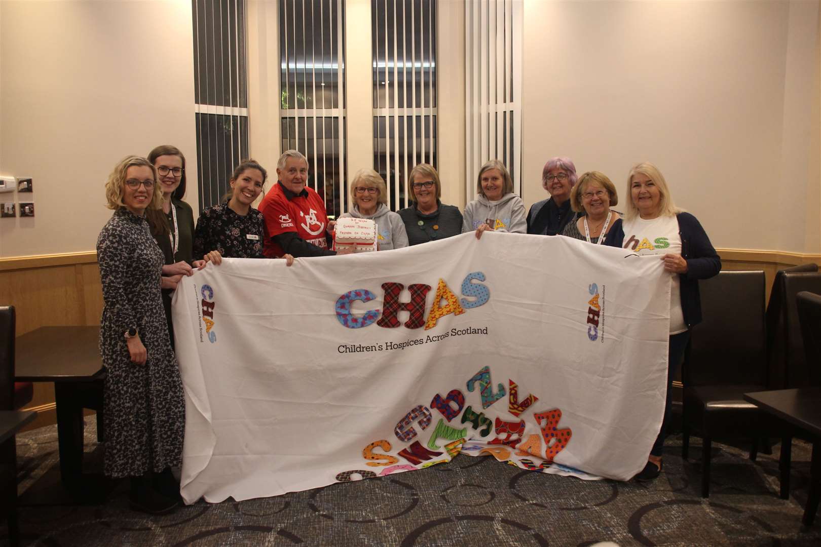 Members of Gordon District Friends Of CHAS met this week to celebrate the milestone. Picture: Kirsty Brown
