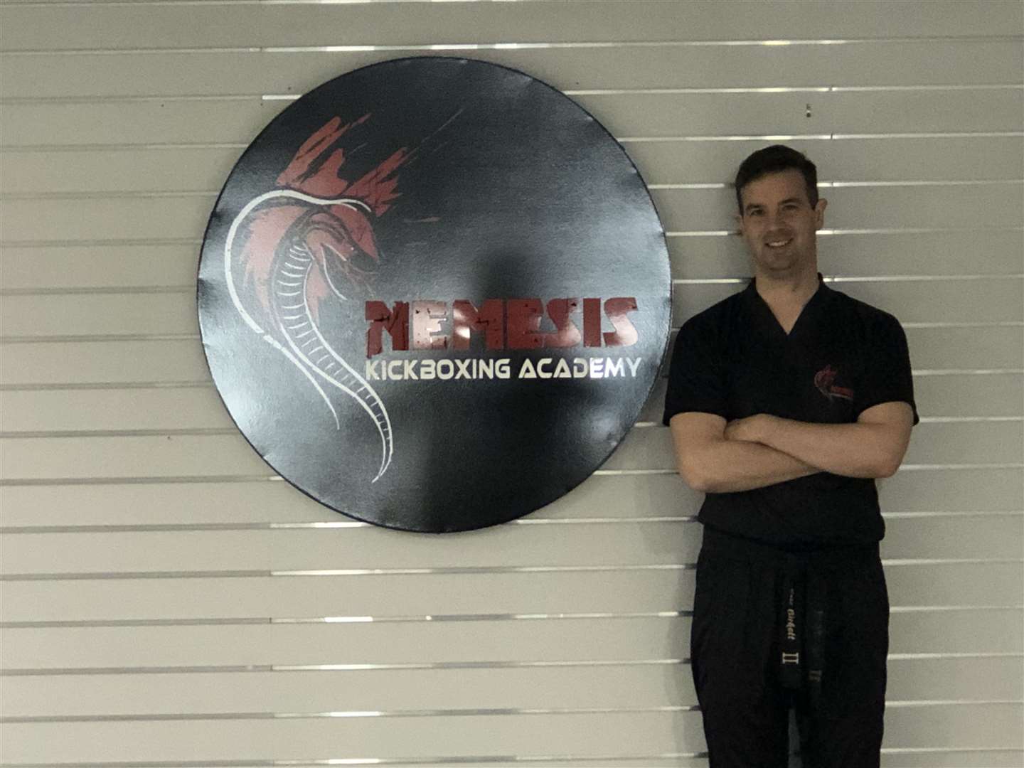 Nemesis Kickboxing Academy instructor Eric Birkett.