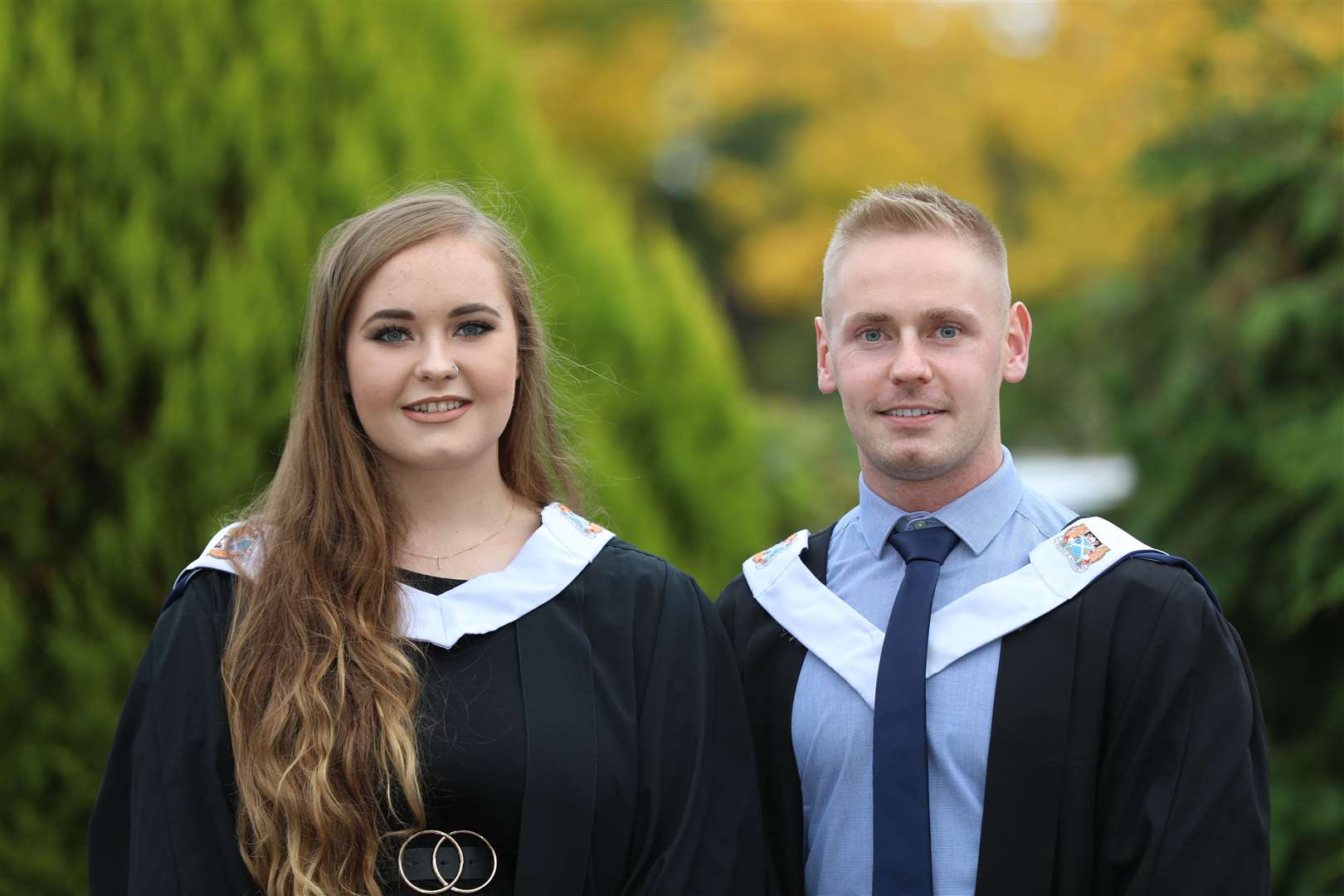 Brother and sister Mykaela and Kieran Alexander have graduated from the same course at college and are now heading to university together.