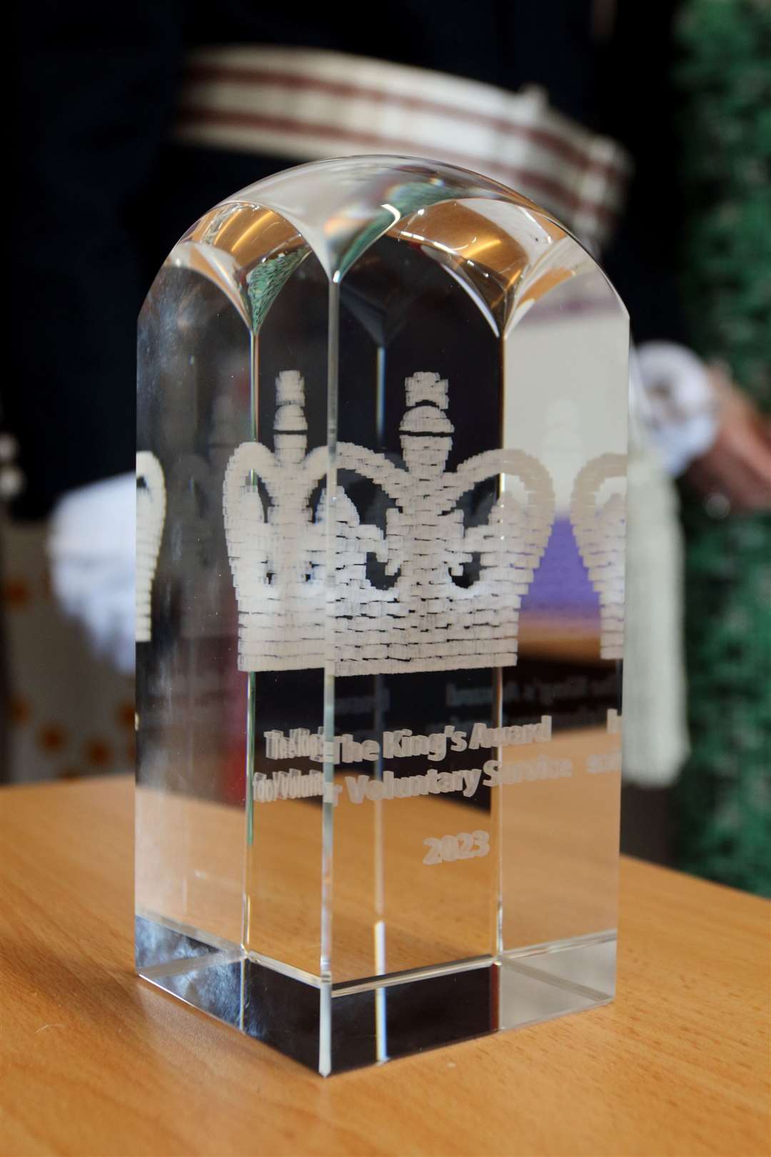 The award recognises the efforts of volunteers.