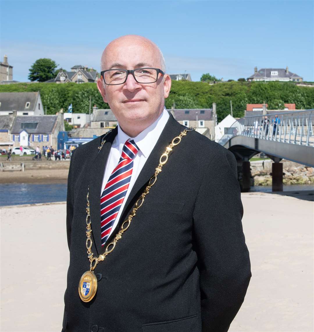 Moray Council convener Councillor Marc Macrae. Picture: Daniel Forsyth