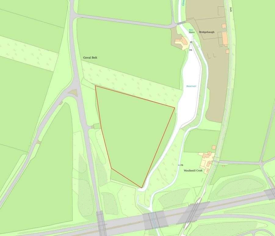 The plan of the proposed site