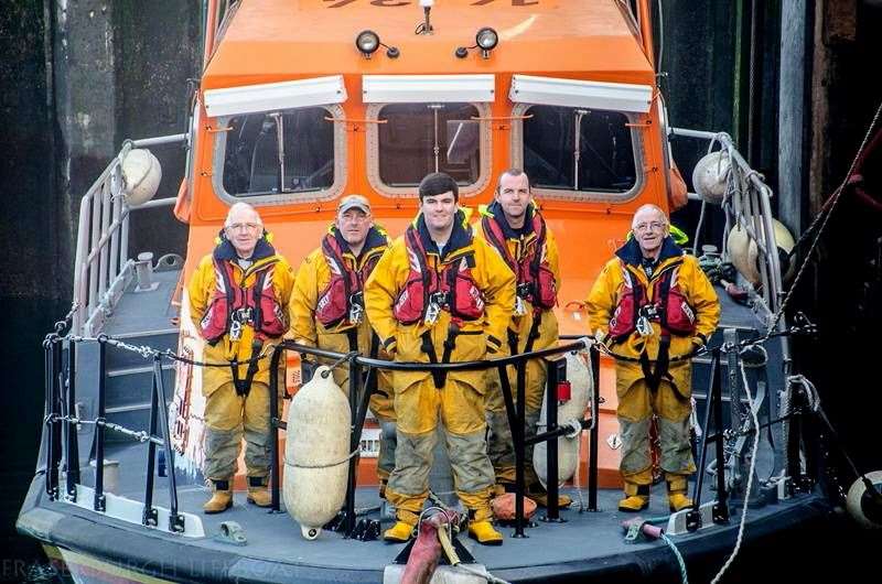 The Sutherland Family at Fraserburgh RNLI (left) Albert, Vic, Declan, Dave and Vic Senior. Picture: Billy Watson