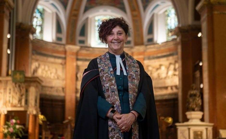 Rev Sally Foster-Fulton, Moderator of the Church of Scotland is set to appear on Keith Community Radio...Picture: Andy O'Brien