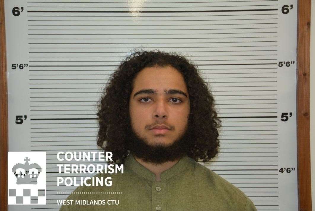 Muhammad Abdul Haleem Heyder Khan, 21, has been jailed (West Midlands Police/PA)