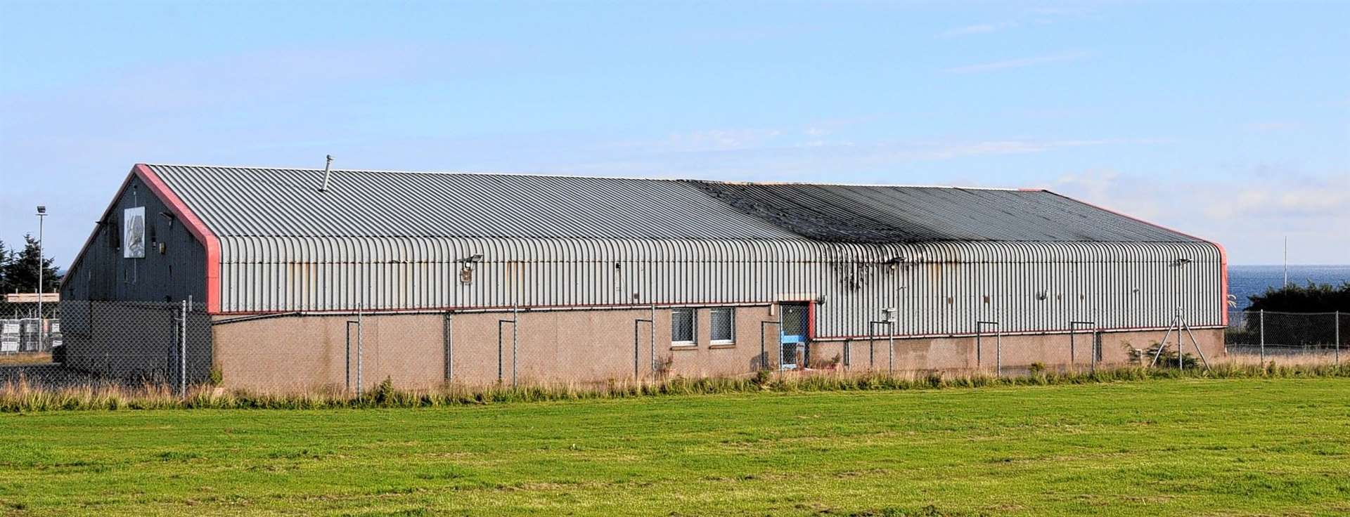 The fire caused damage to the building at Old Gamrie Road in Macduff.