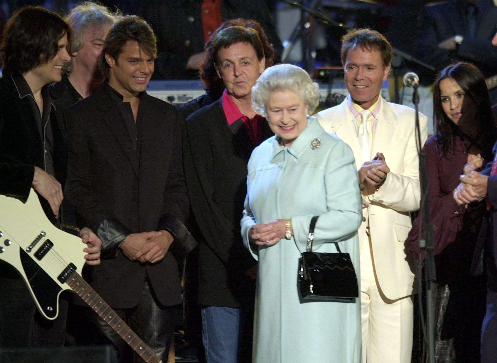 Sir Paul recalled how he had been given the opportunity to ‘rock out’ in the Queen’s garden to celebrate her Golden Jubilee in 2002 (PA)