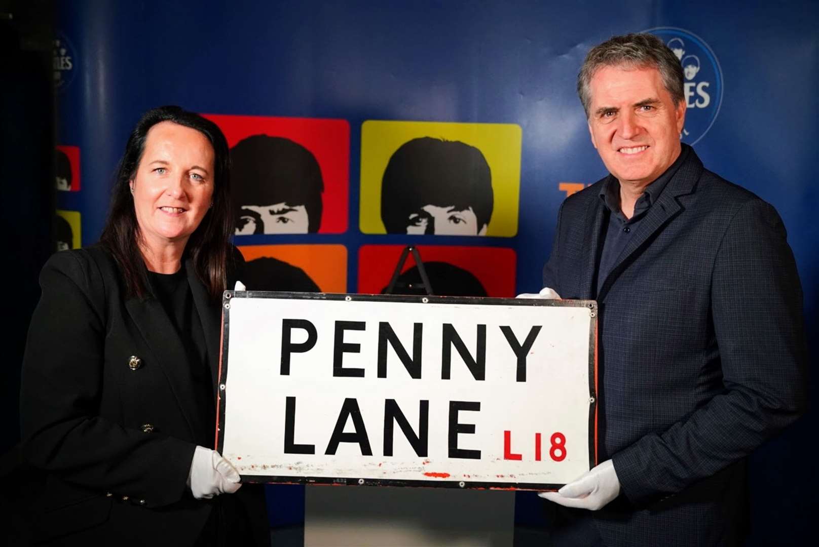 The sign will go on display in The Beatles Story museum (Kevin Matthews/PA)