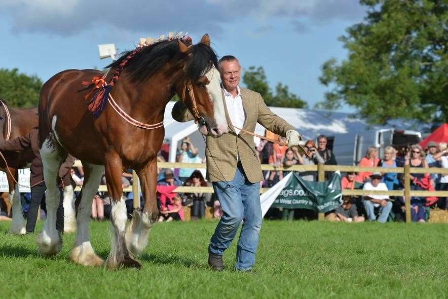 Martin Clunes will be the show president at the event in October