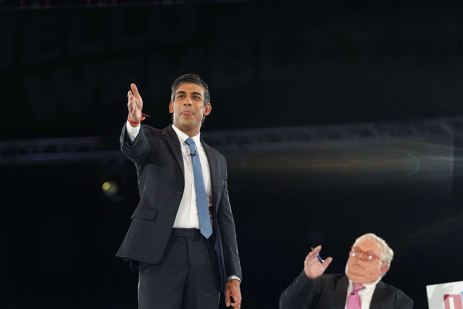 Rishi Sunak during a hustings event at Wembley Arena (Stefan Rousseau/PA)