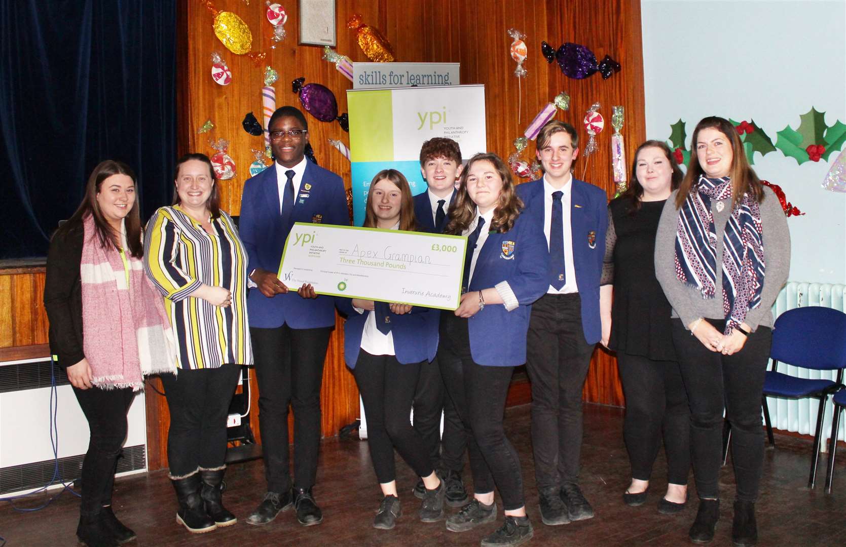 The Youth Philanthropy Initiative has previously supported pupils such as Inverurie Academy's Apex Grampian, the last award winners from the school but is now offering a new fund specifically for Covid-19 projects.