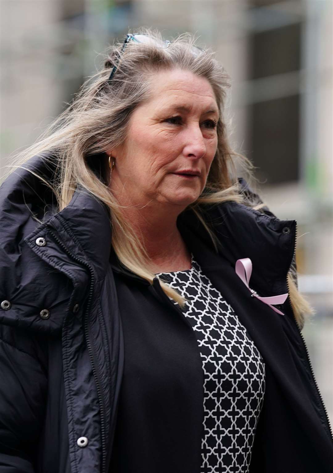 Cheryl Korbel, mother of nine-year-old Olivia Pratt-Korbel, arrives at Manchester Crown Court (Peter Byrne/PA)