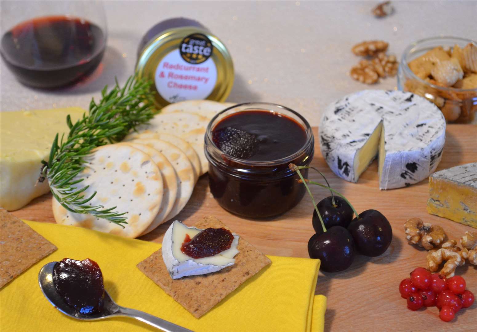 Mearns Marmalade were awarded three Great Taste stars for their redcurrant and rosemary cheese.