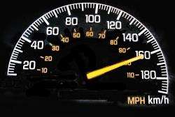 Two drivers were caught doing more than 100mph.