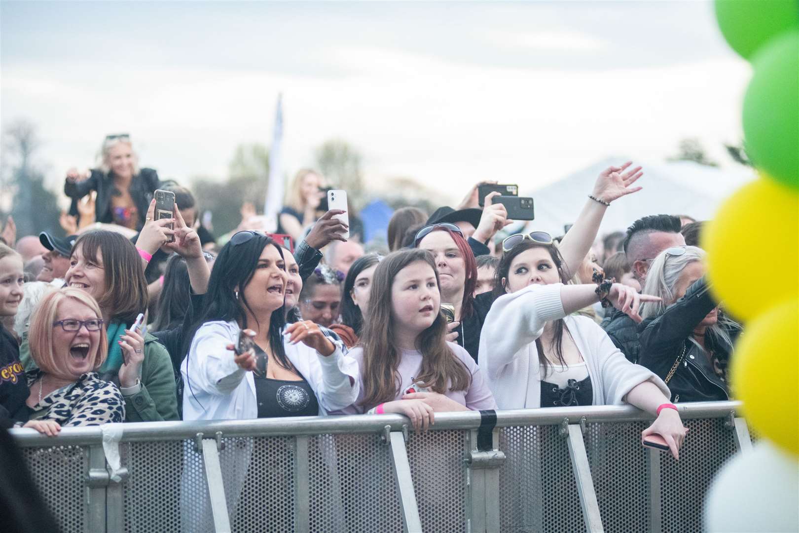 Crowds during the Vengaboys in April. Picture: Daniel Forsyth