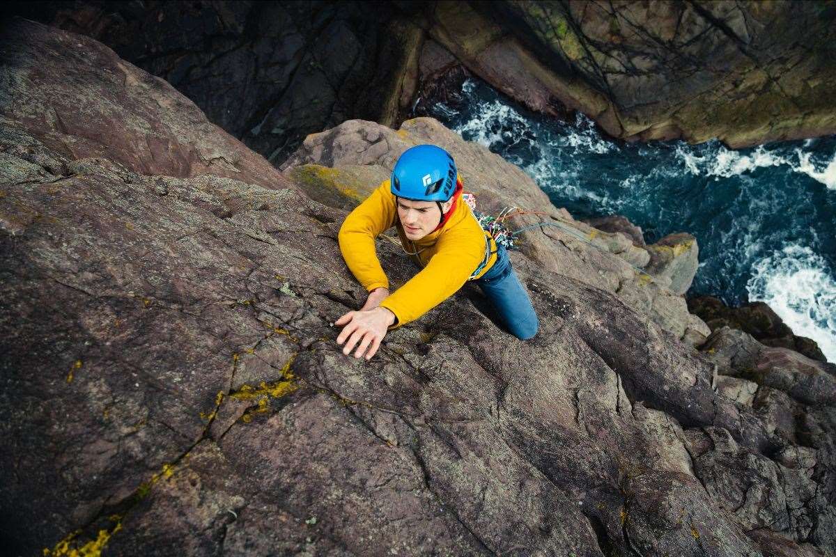 Adventurer Coinneach Rankin tackles some fearsome sea stacks in the new series.