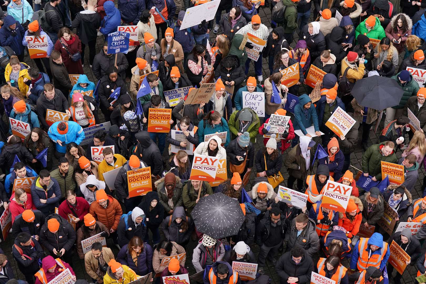 Strikes have caused disruption to the NHS (Jacob King/PA)