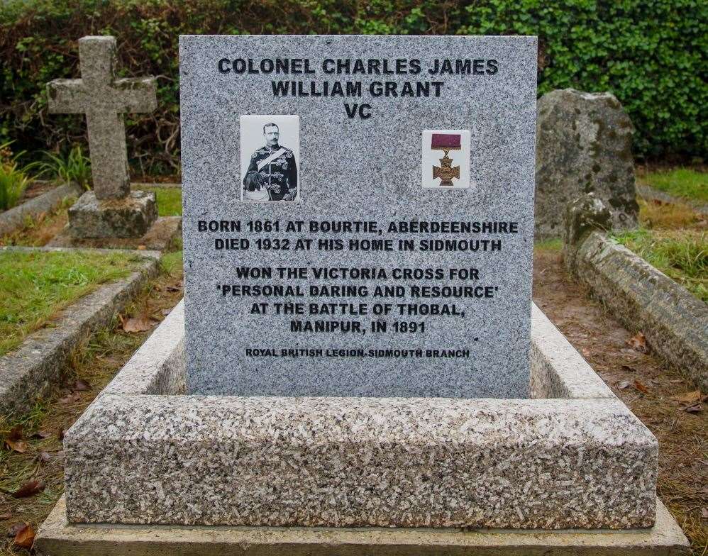 His grave in Sidmouth was restored in 2014