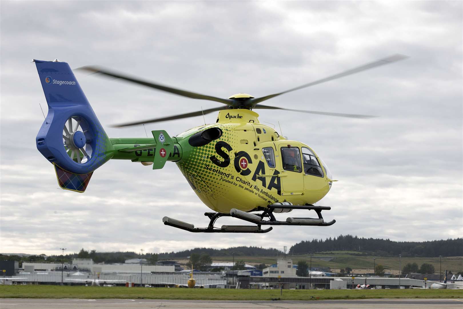 Scotland’s Charity Air Ambulance Helimed 79. Picture by Graeme Hart.
