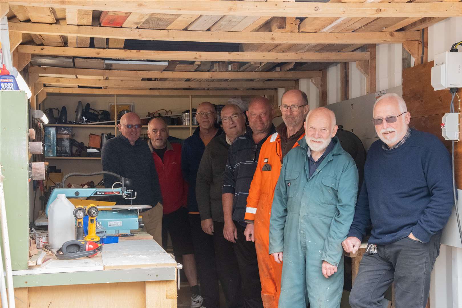 Once power is installed the Men's Shed will be able to operate facilities such as this new workshop. Picture: Daniel Forsyth