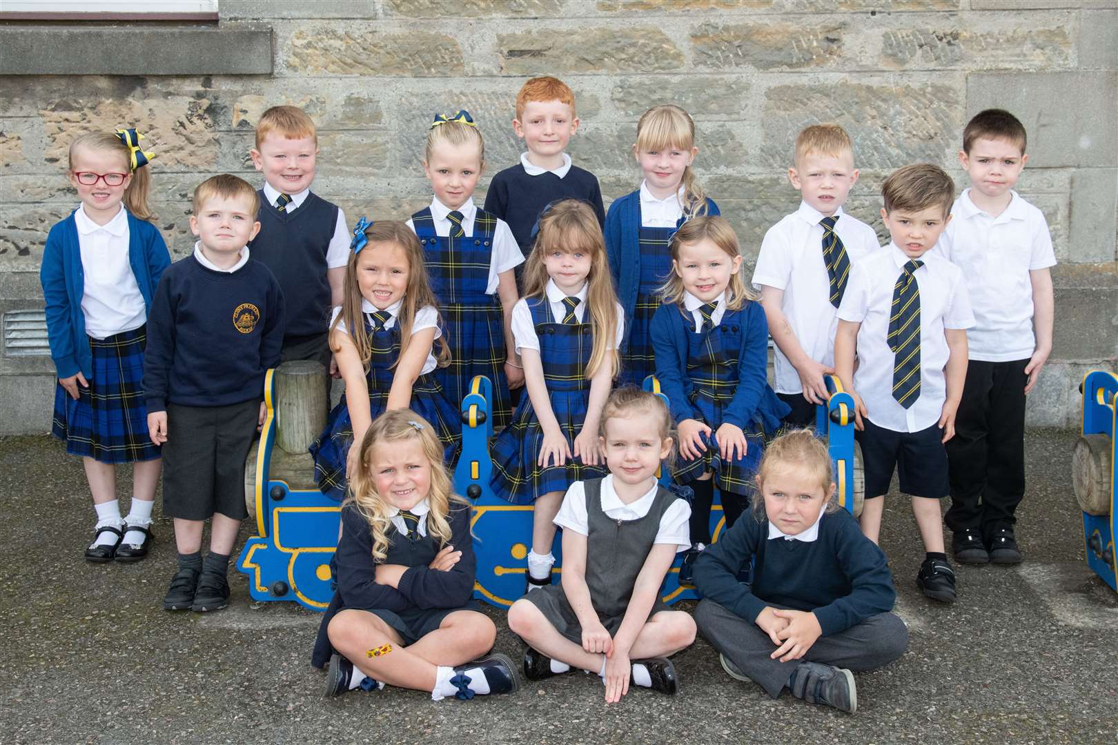 Cluny Primary School Primary 1 2023. Picture: Daniel Forsyth