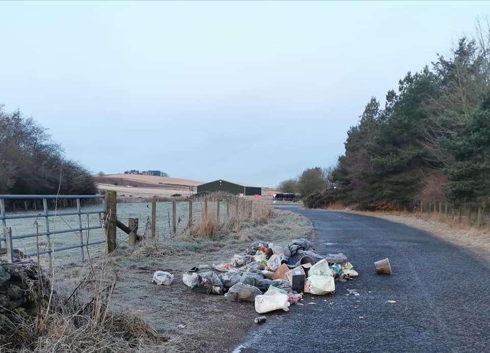 Fly tipping has increased again in Aberdeenshire.