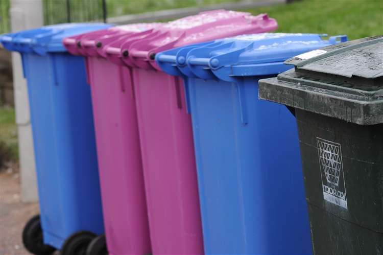 Bin collections have been affected by the snowy conditions.