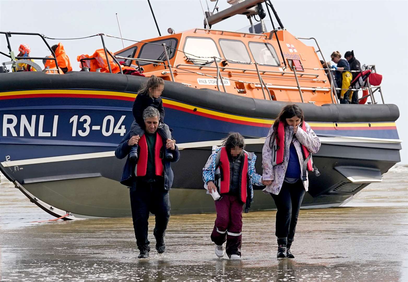 More than 100,000 migrants have crossed the Channel to the UK in the last five years (Gareth Fuller/PA)